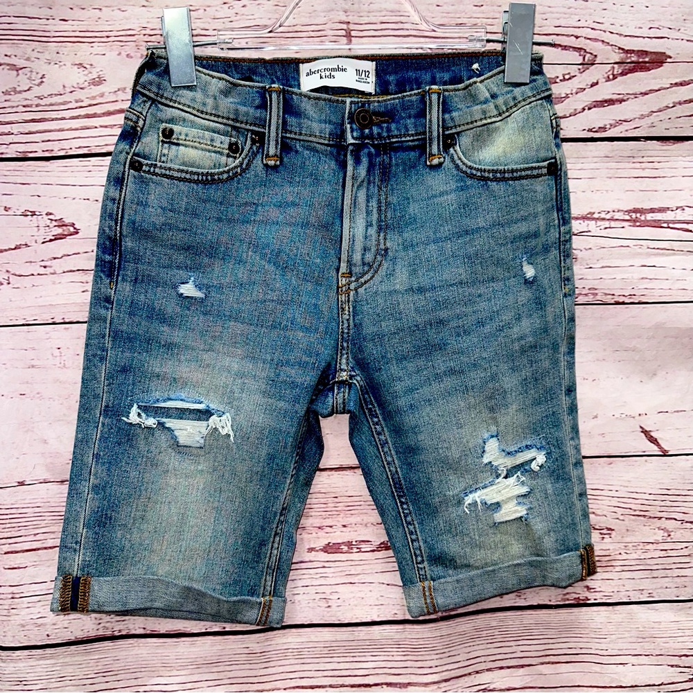 Abercrombie Kids Denim Shorts Size 11-12